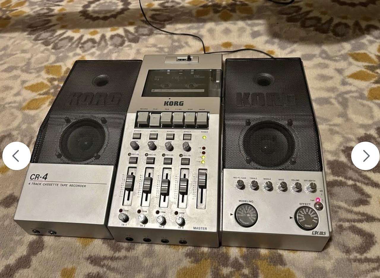 Korg CR-4 4-track cassette tape recorder