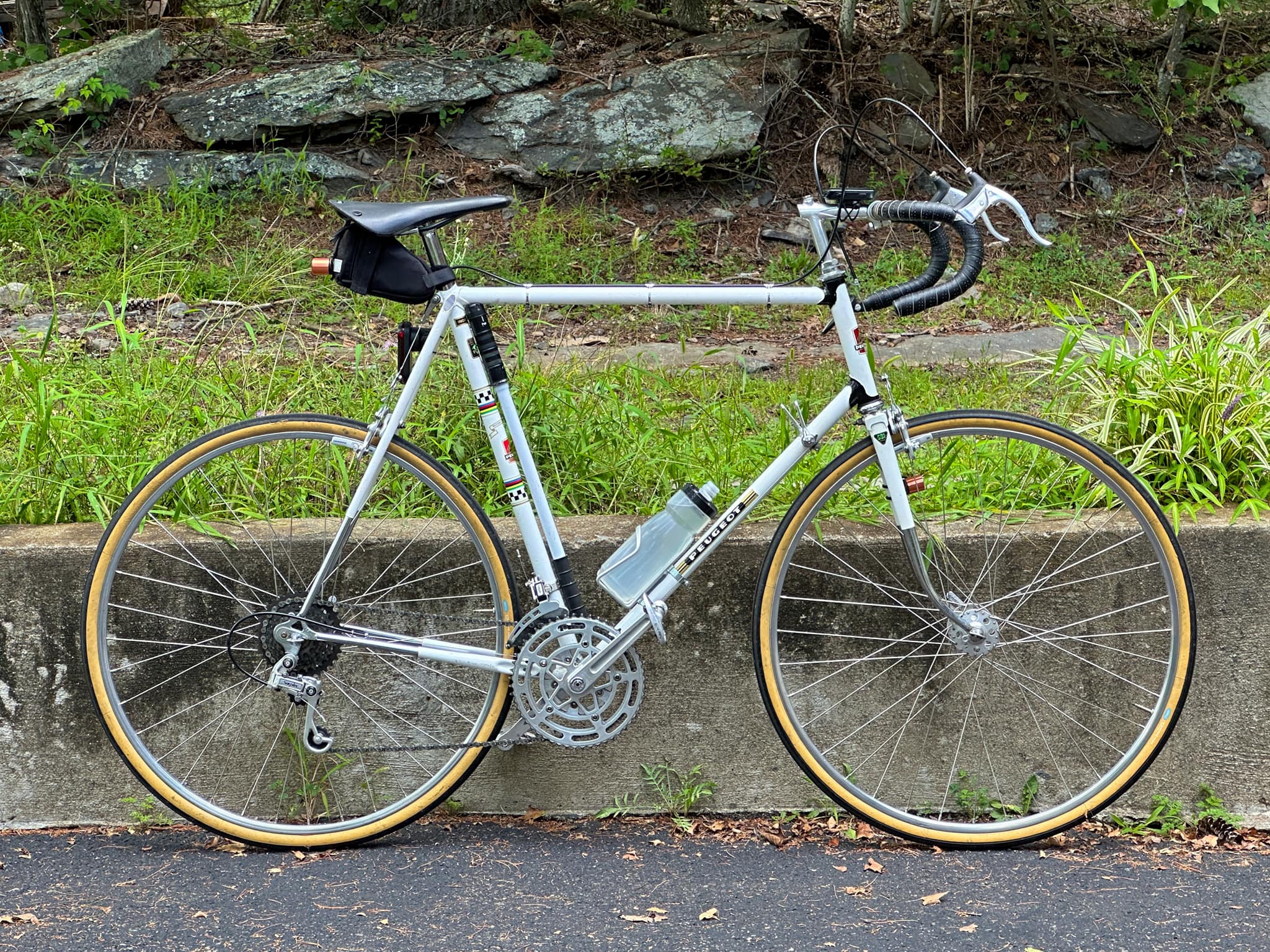 Upgraded Peugeot PX-10 with Simplex derailleurs and French wheels