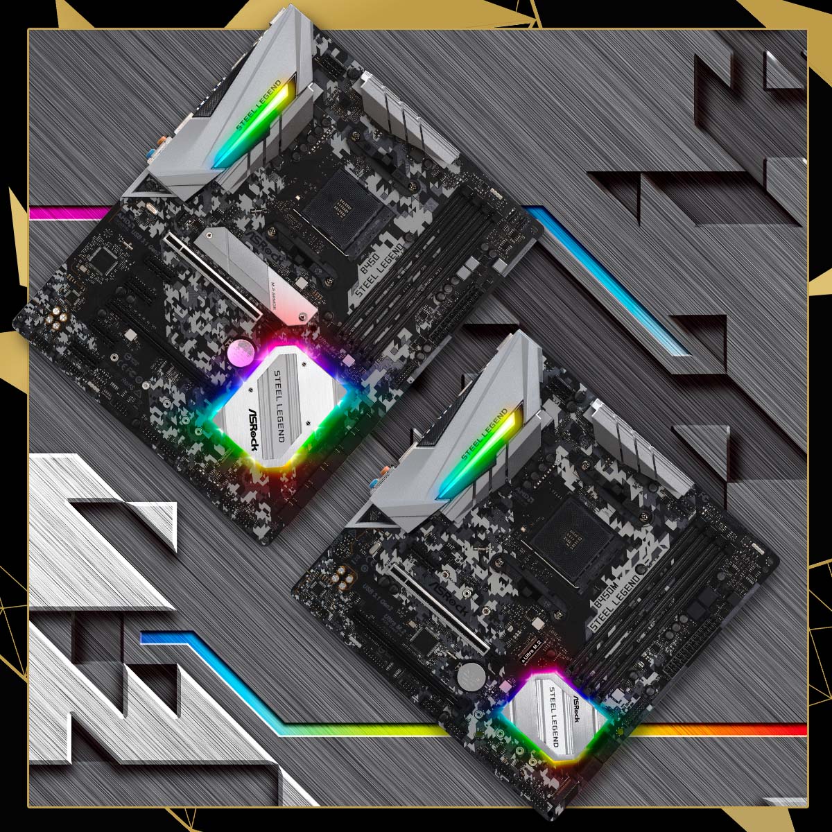What upgrades for Asrock B450 Steel Legend motherboard with Ryzen 7?