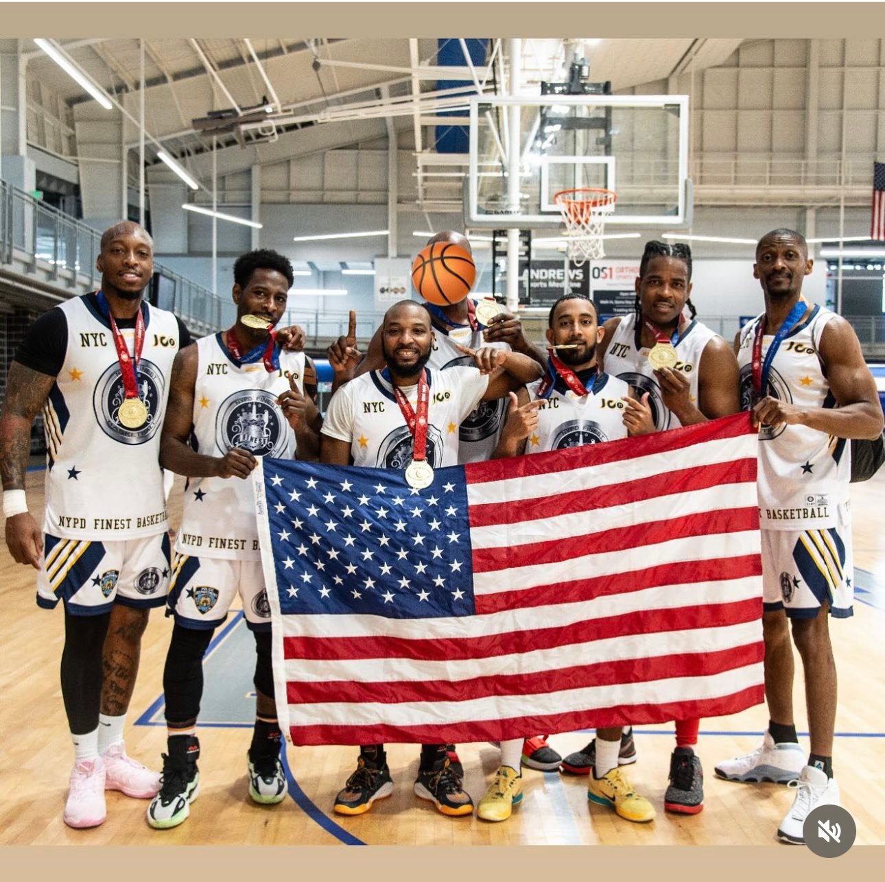 Last week, the FDNY Basketball Team earned the gold medal at the