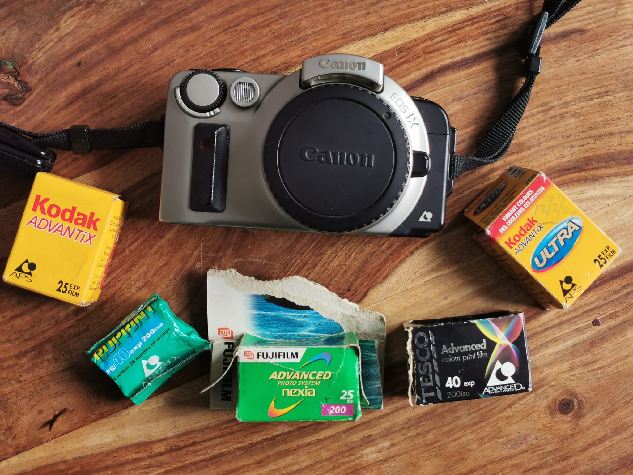 Some expired film from 2005-2009. It was kept in a fridge, so I