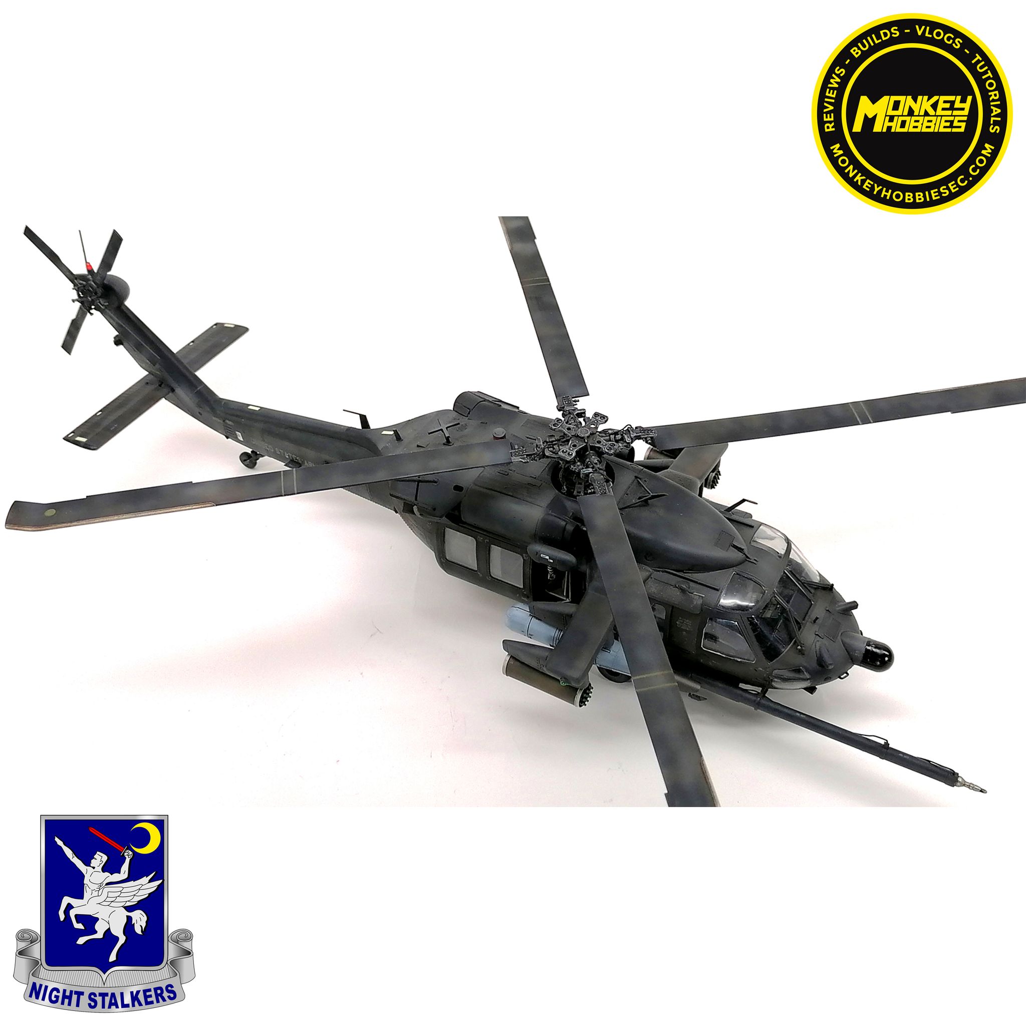 ICM 1/48 MH-60L Black Hawk scale model review