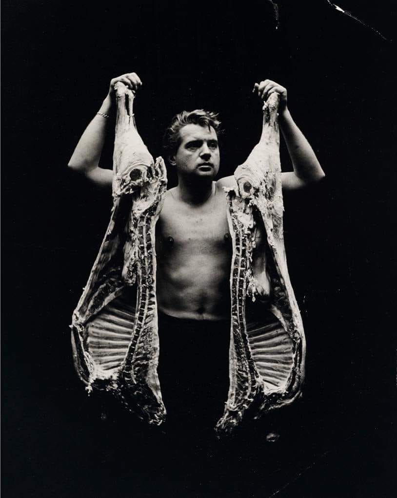 Francis Bacon by John Deakin - for Vogue magazine 1962