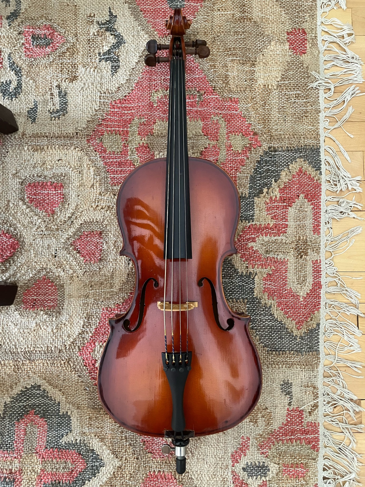 Vintage 1972 Kiso Suzuki 4/4 Cello for Sale
