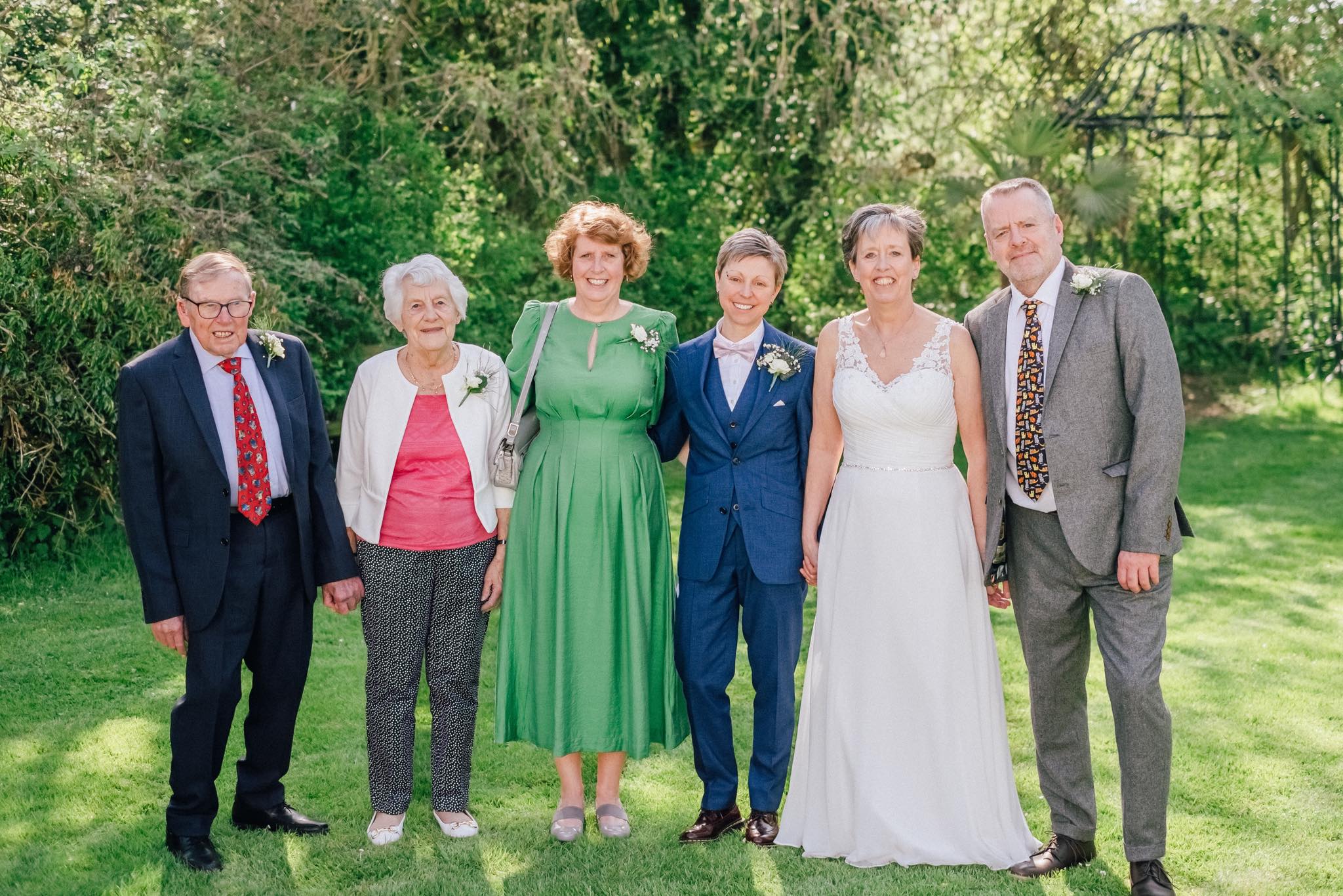 the wedding people green dress Can you swap bride and in this photo? Ring Special Offer