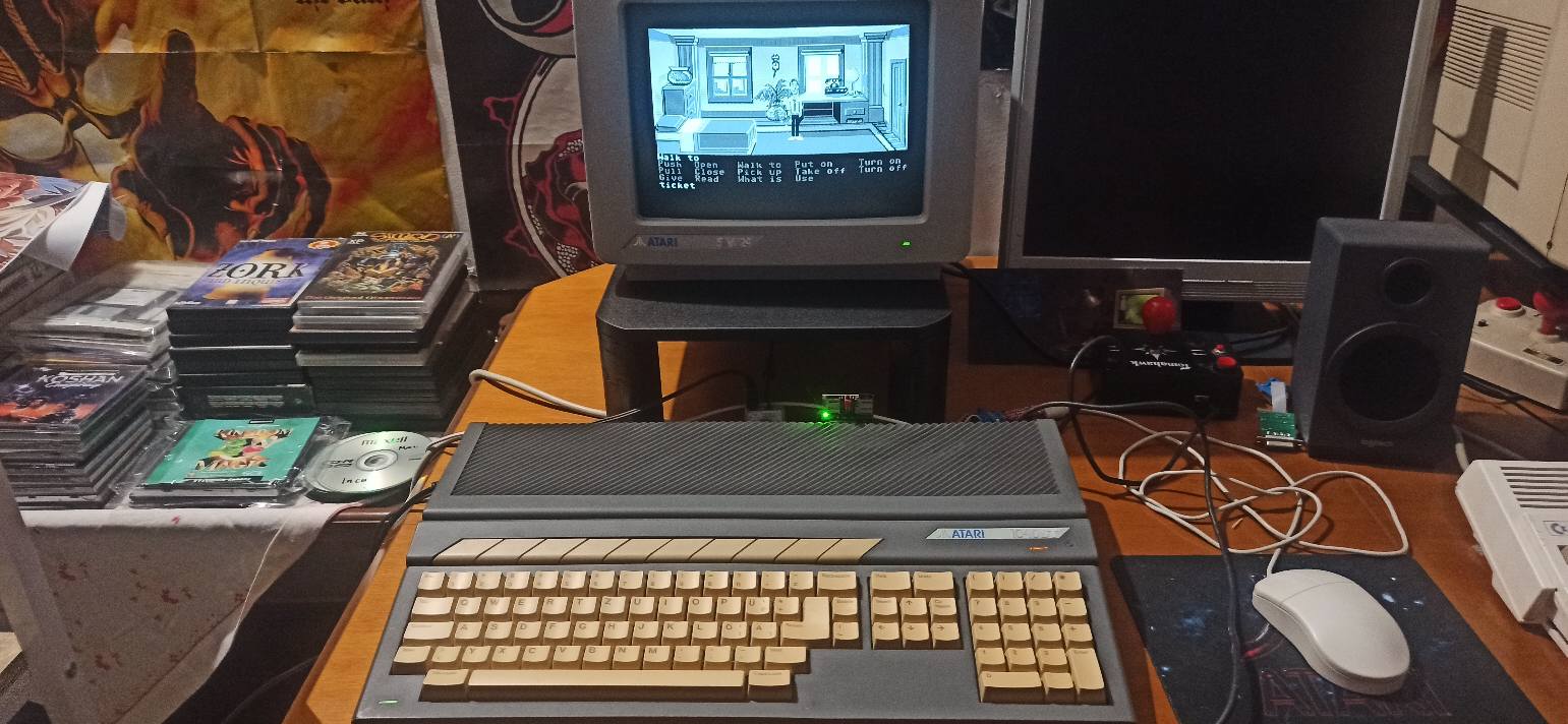 Zak McKracken on Atari 1040 STF