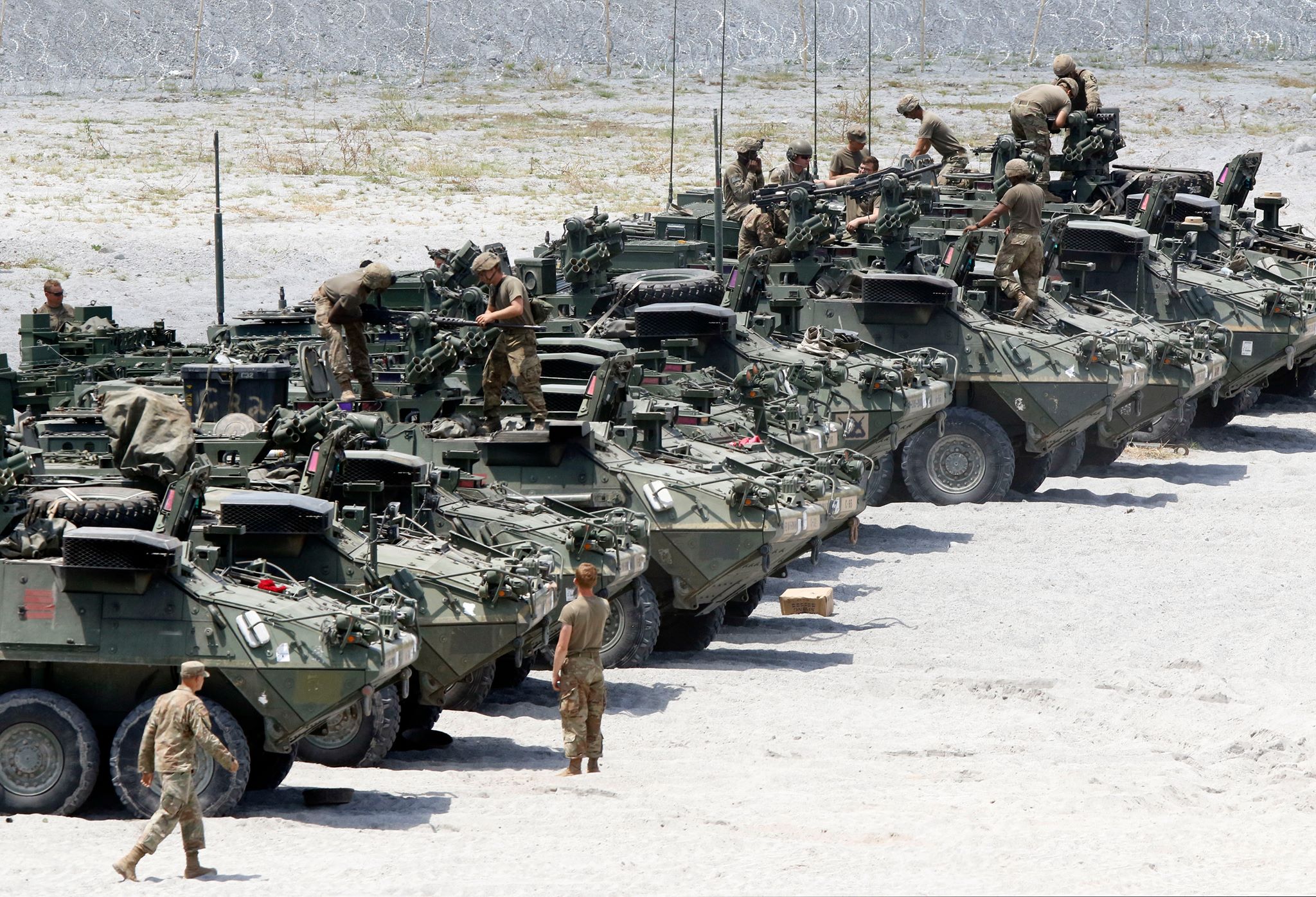 Philstar.com - LOOK. U.S. and Philippine military vehicles...