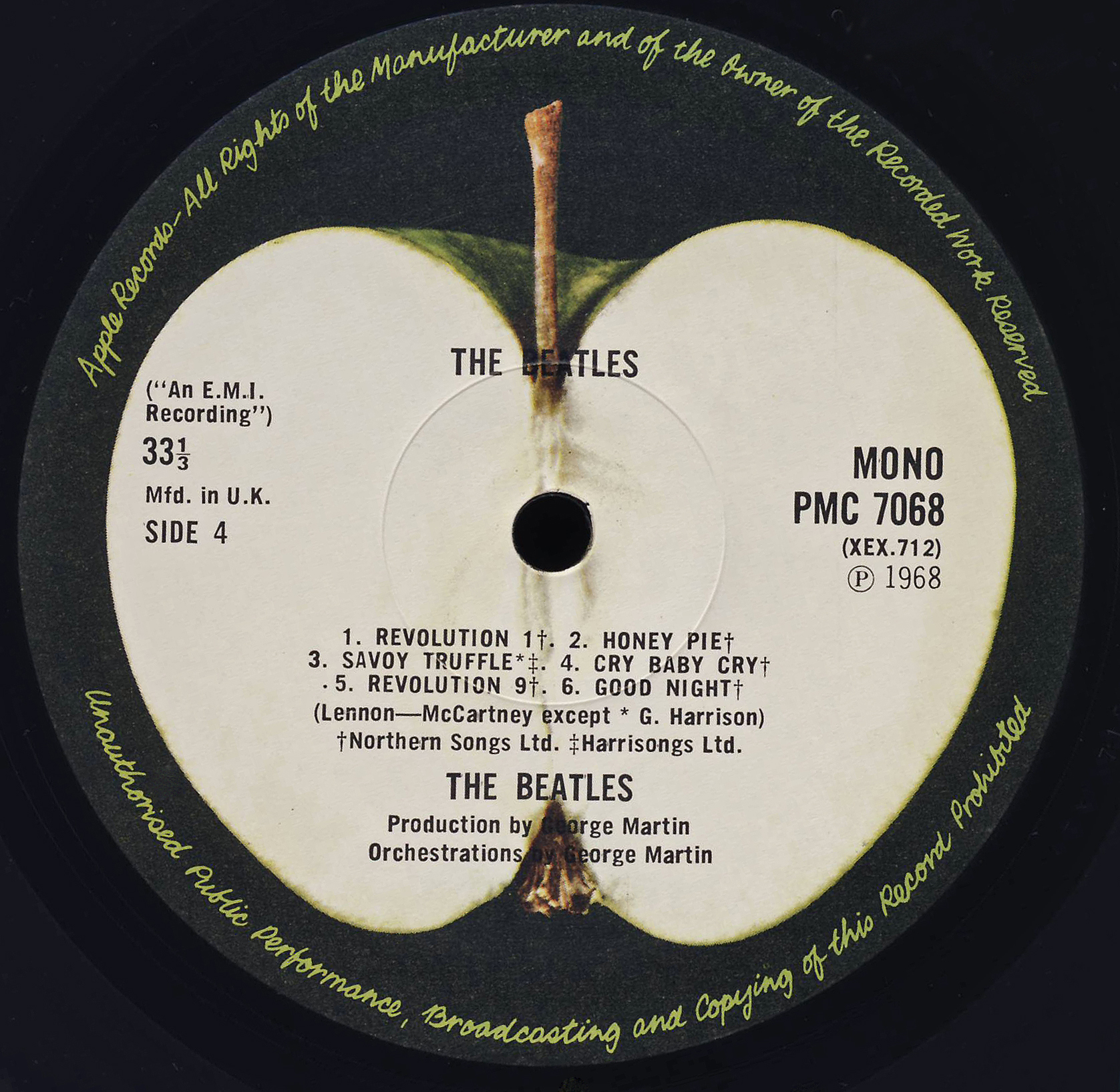 BEATLES★White Album UK Apple Mono オリジナル The Beatles 1968 UK Mono 'White Album' for Sale