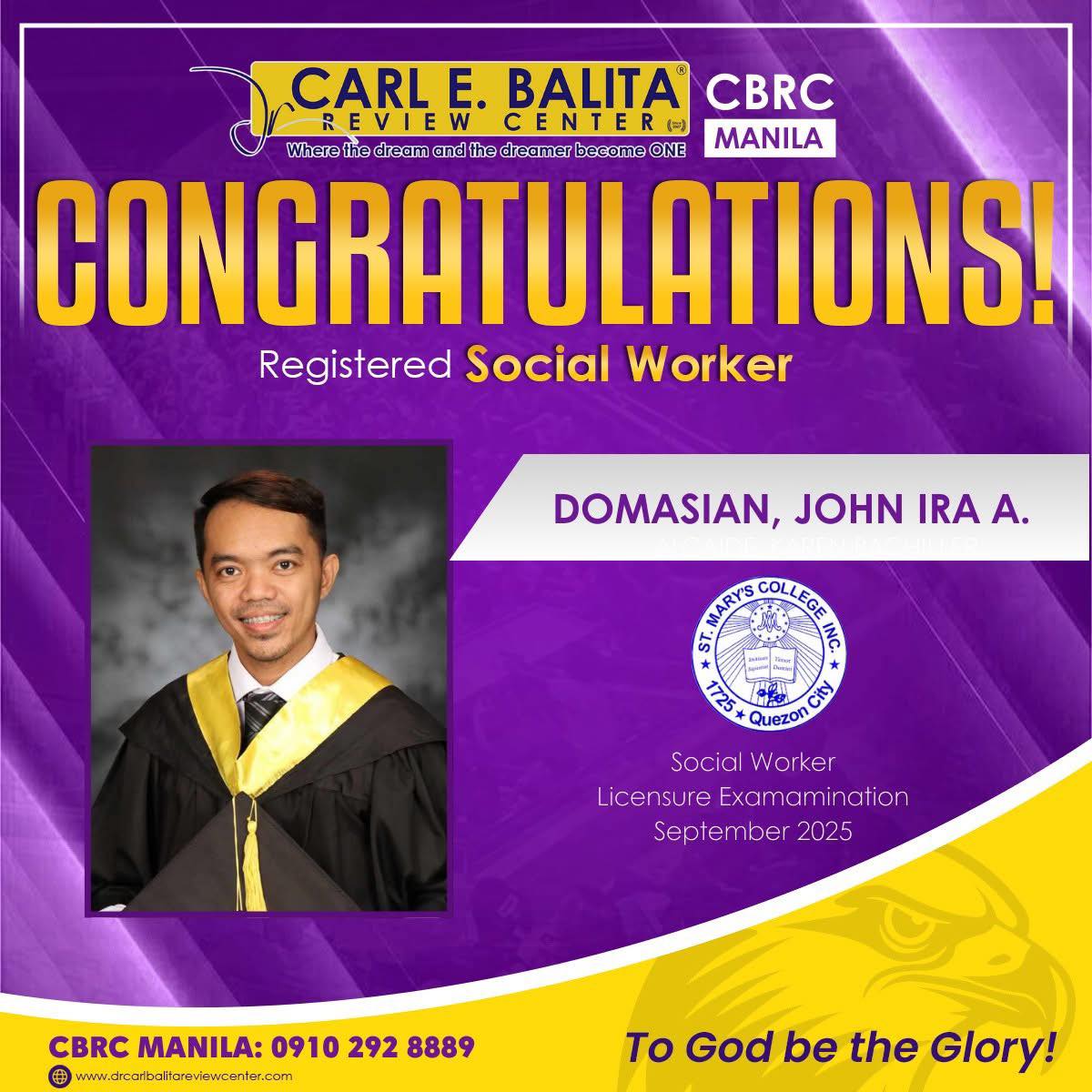 CBRC Social Worker Licensure Exam Review | Manila