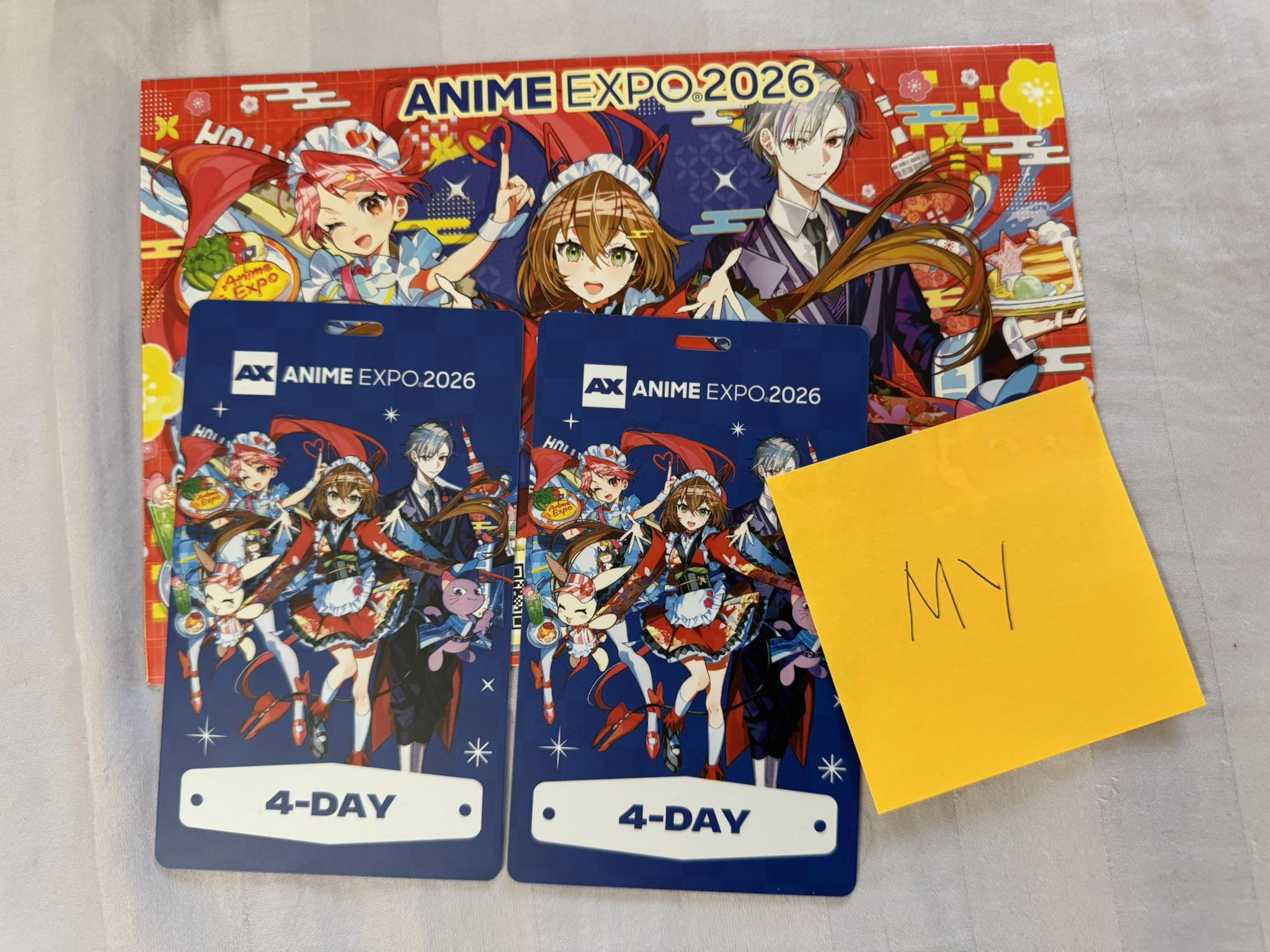 Anime Expo 2026 4-day badges for sale