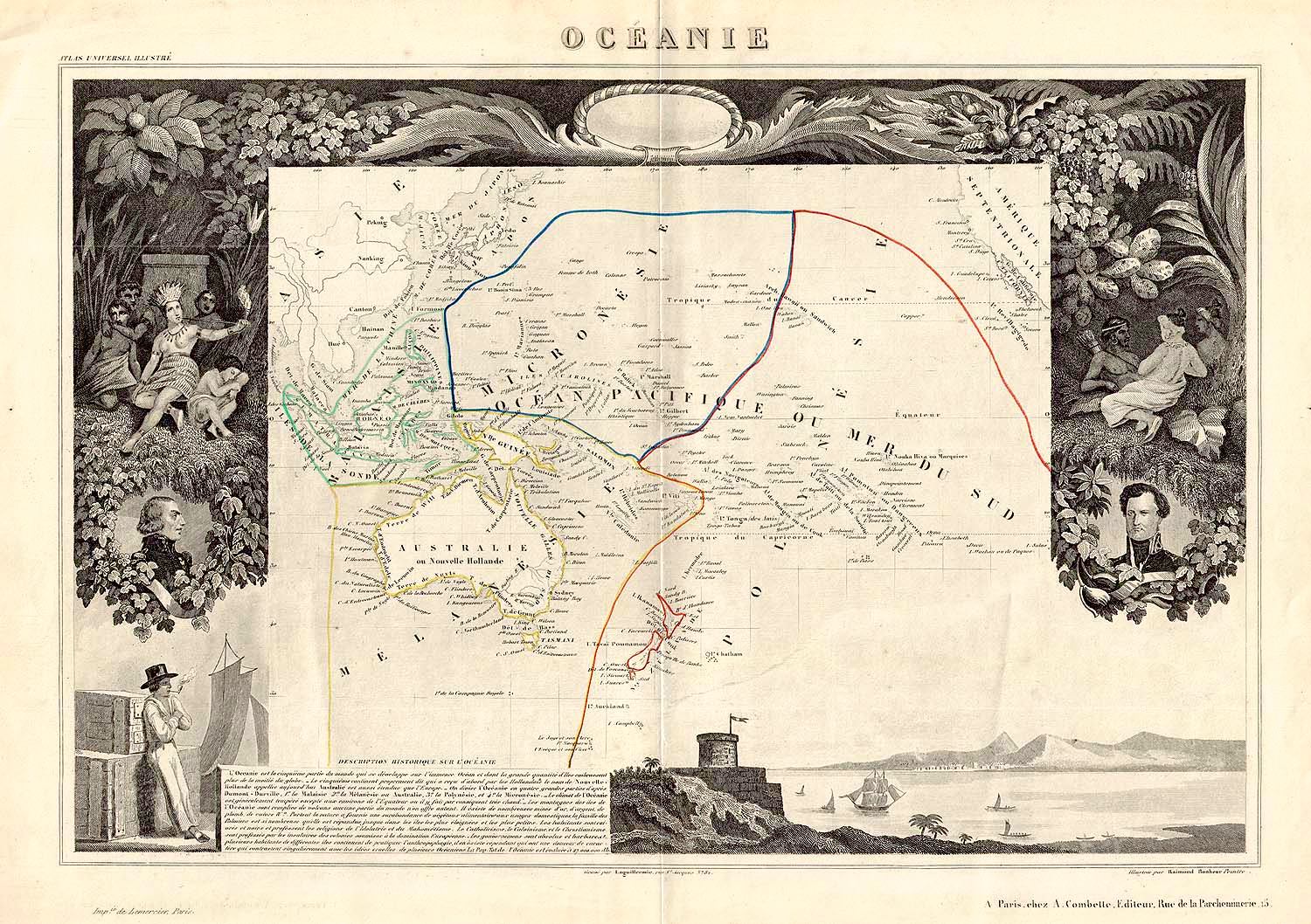 It was the exotic frontier of the... - The Old Map Gallery