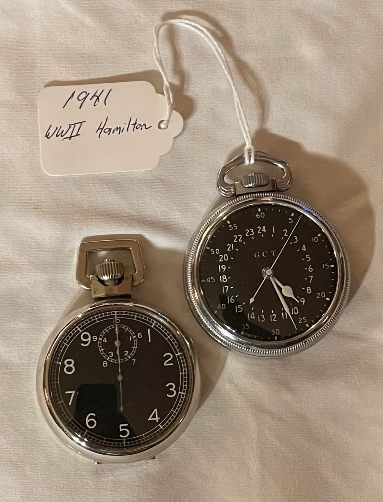 Montre-bracelet Vintage Elgin "Bomb Timer" - Occasion, Style Militaire Rétro