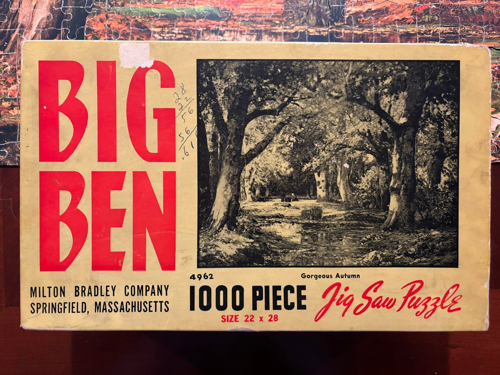 Vintage Milton Bradley BIG BEN Puzzles and Their Variations