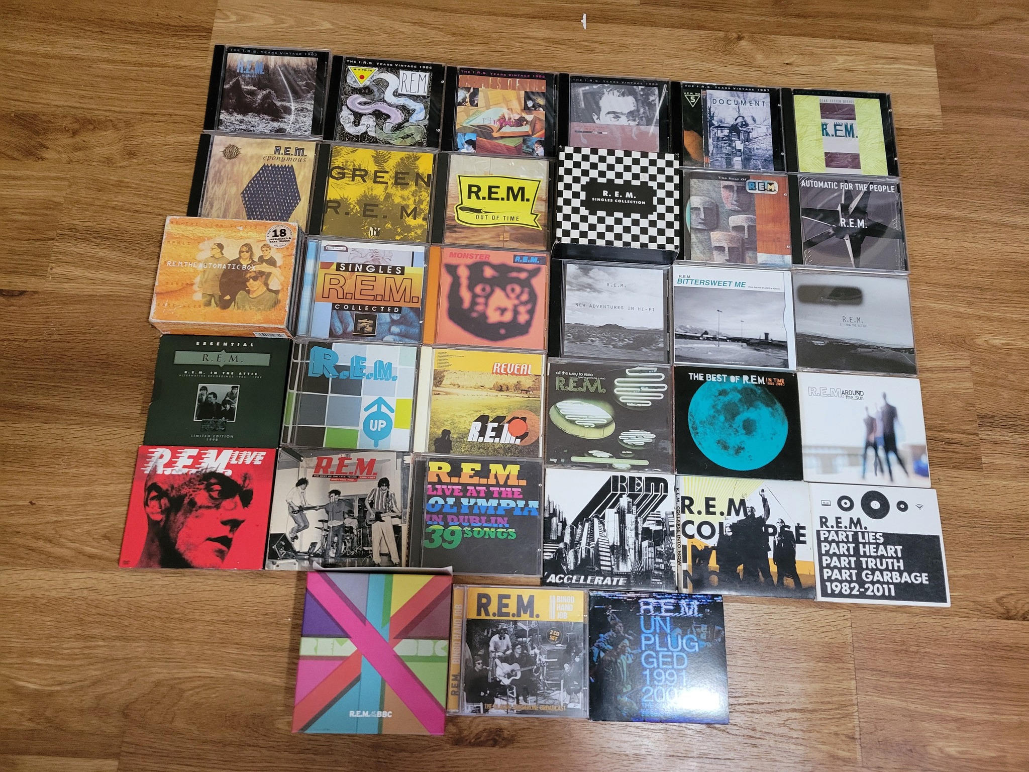 R.E.M. fan shares collection and favorite album Reckoning