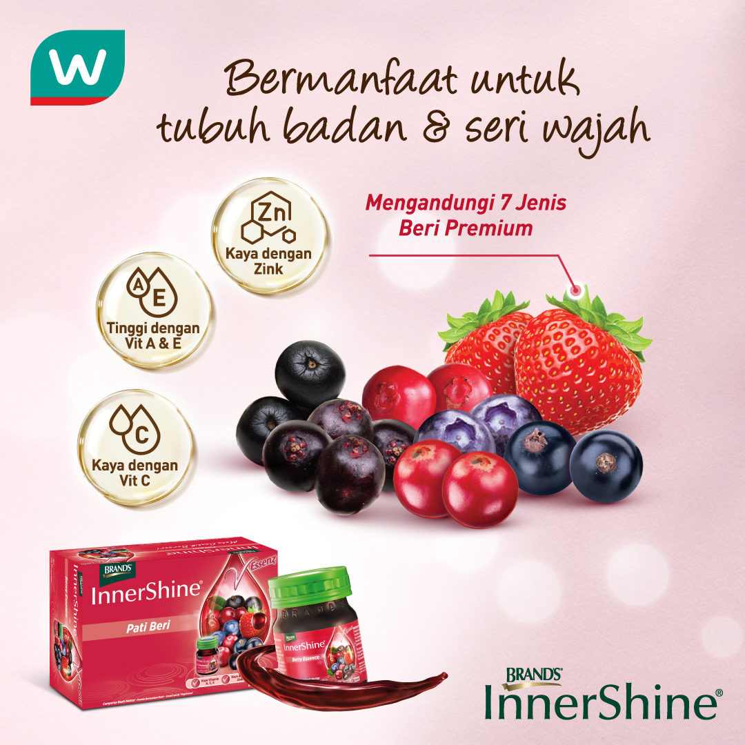 Watsons - Mengapa BRAND’S® InnerShine® Berry Essence... | Facebook