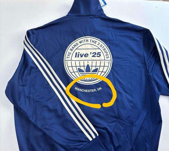 Is the Live '25 Logo Harrington Jacket available at Oasis pop up