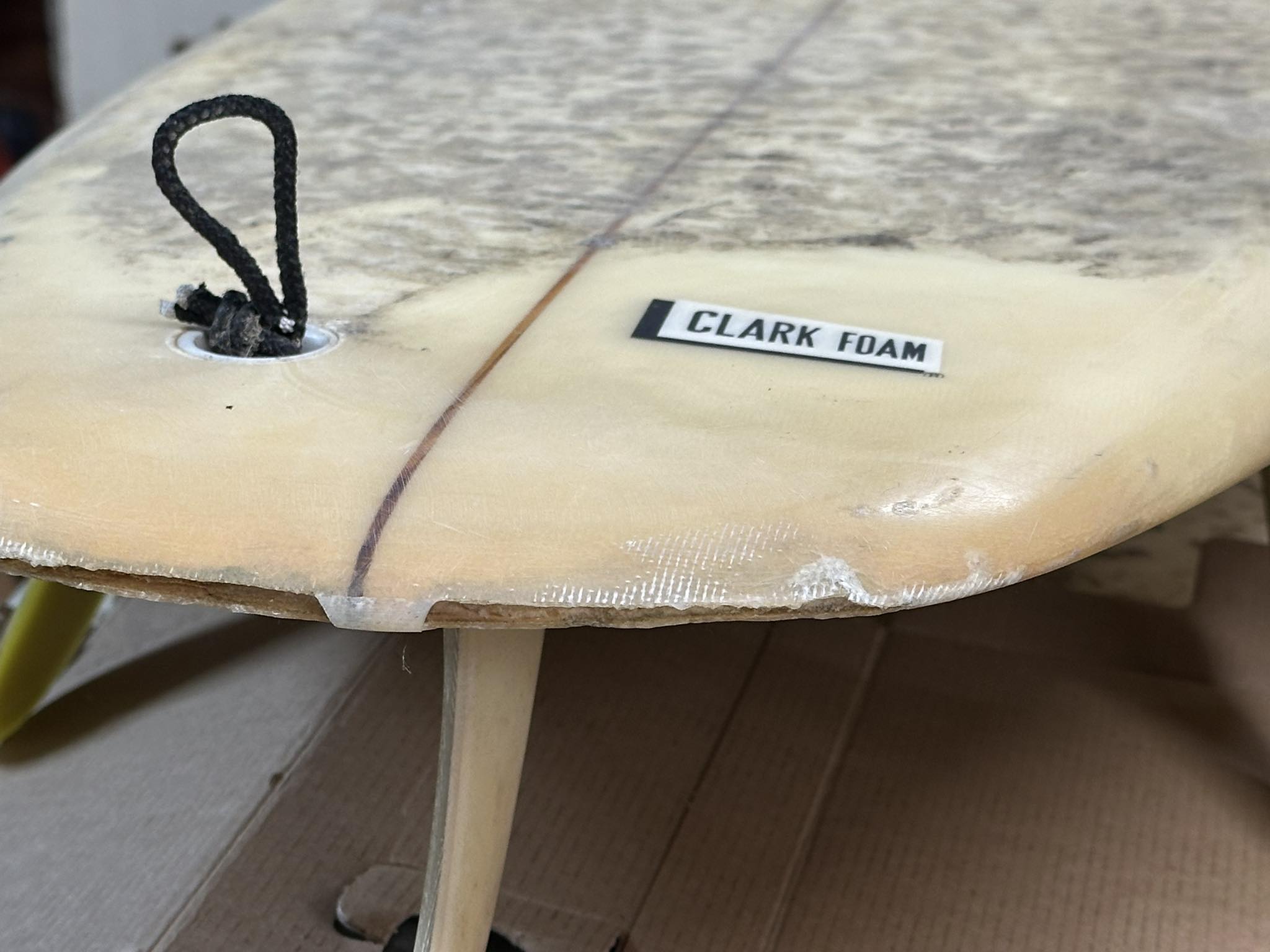 Vince Klyn's 1980 free flight surfboard