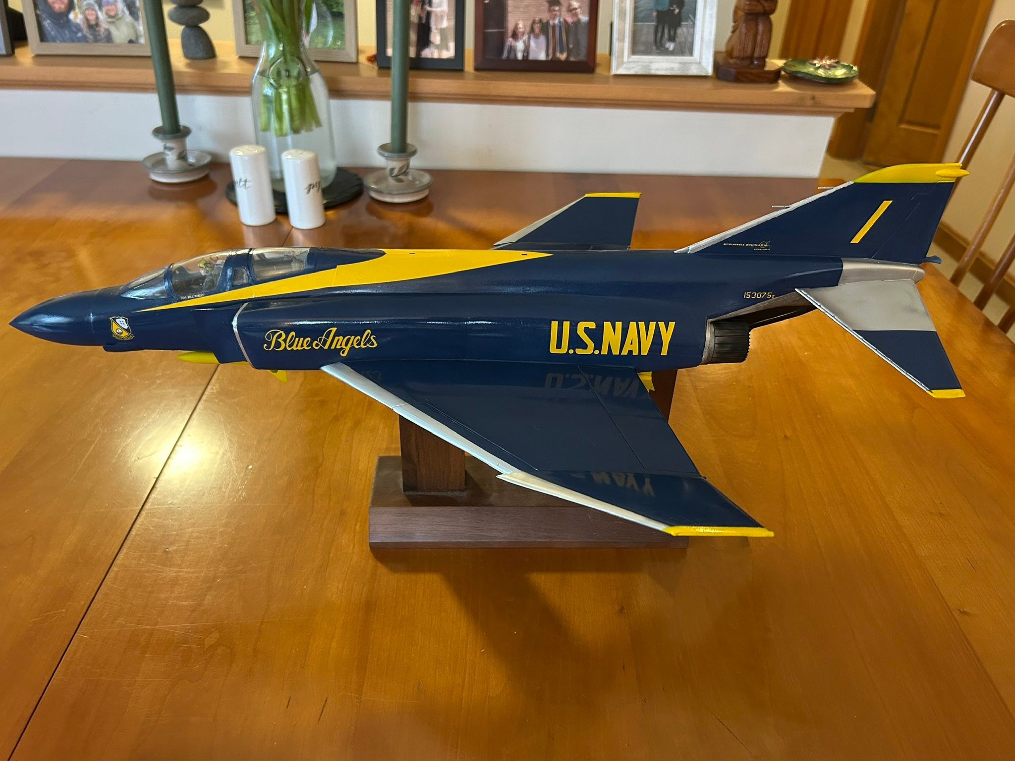 I was able to finish this Revell/Monogram 1/32 scale, F-4E PHANTOM