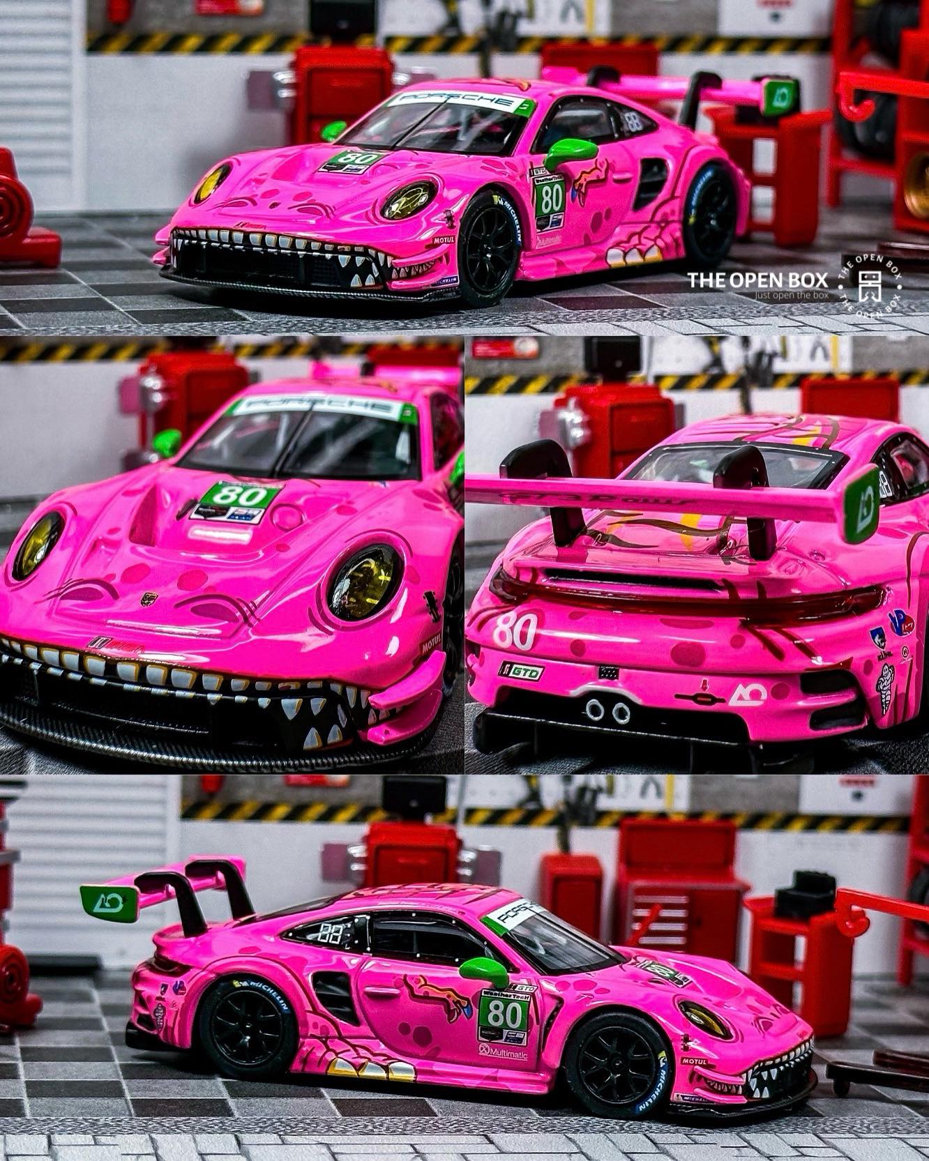 Unboxing MiniGT 1:64 Porsche 911 GT3 R #80 - 2023 IMSA VIRginia