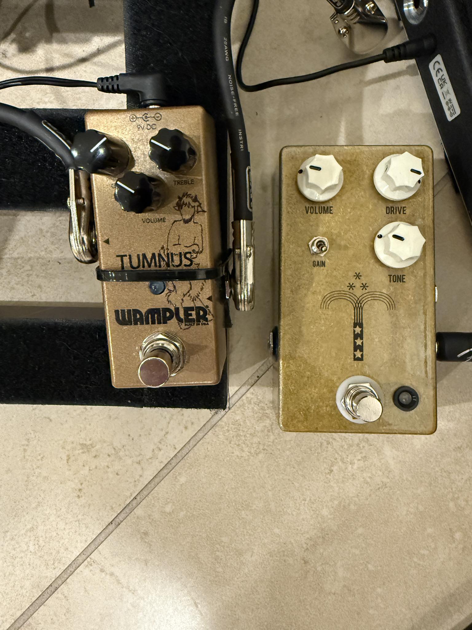 Morning Glory V4 and Tumnus pedal pairing