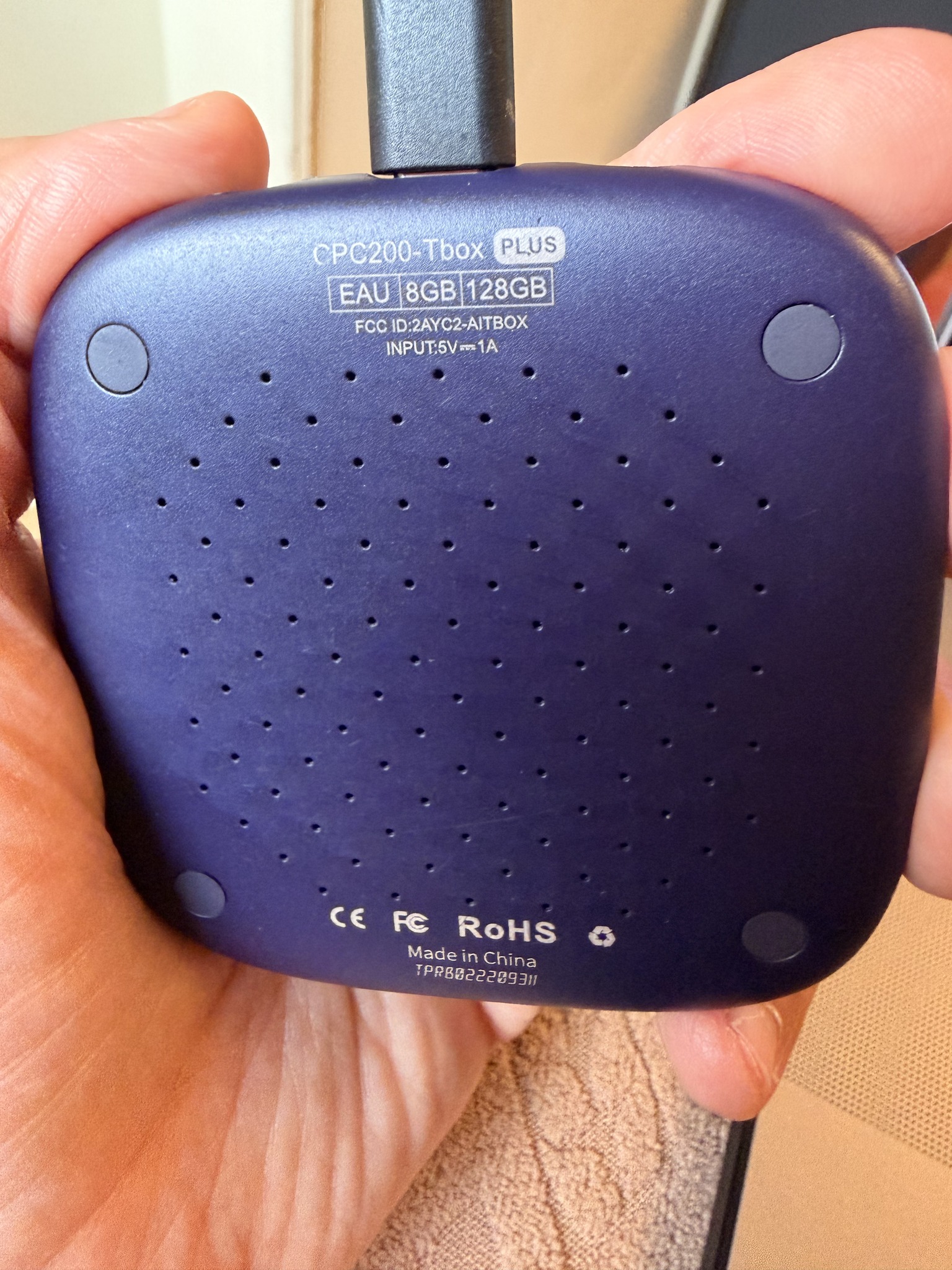 CPC200-Tbox PLUS device fixed after firmware update
