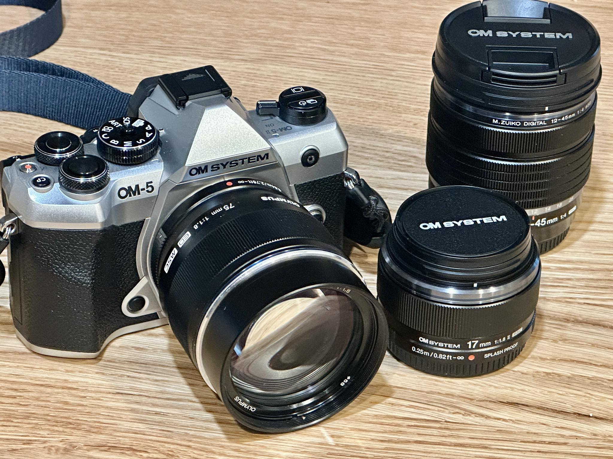 Using 25mm f1.8 lens on OM-5 camera