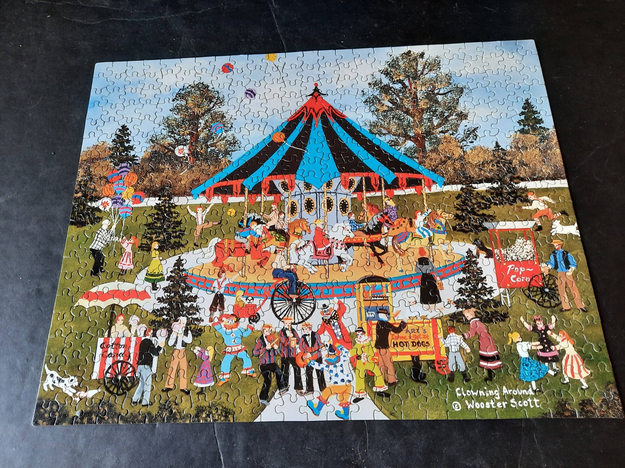 1000-piece Jane Wooster Scott jigsaw puzzle from Goodwill