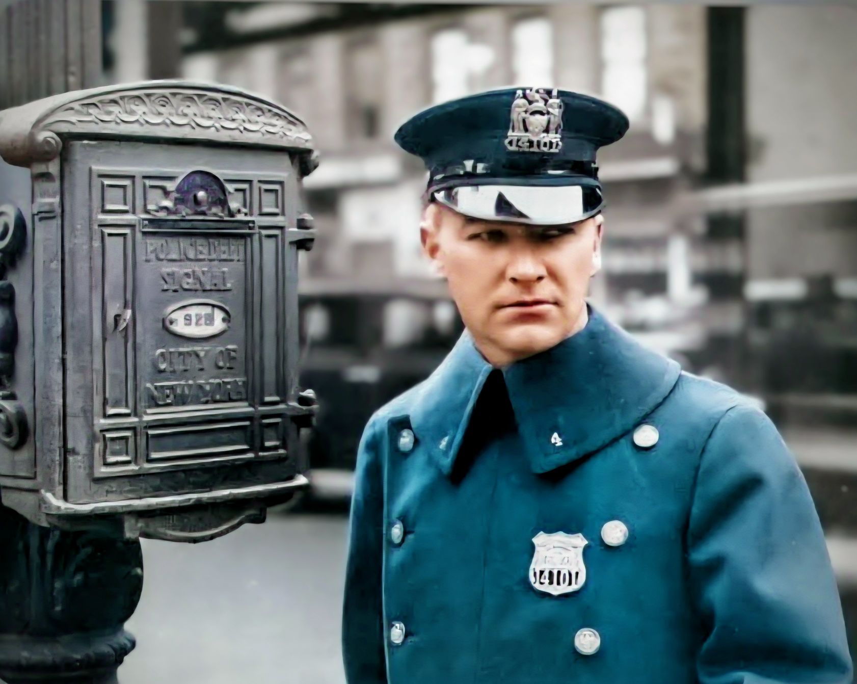 Love the uniform coat! 1920's NYPD Credit John-Lisa Girani