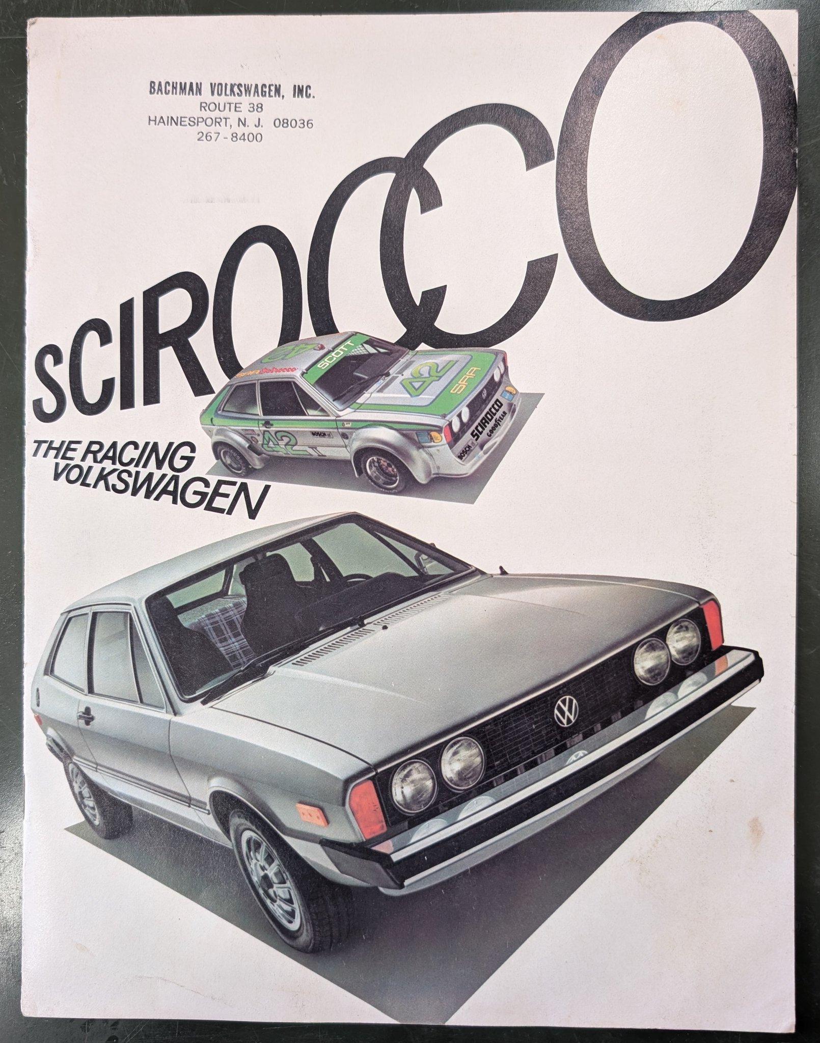⭐️レア⭐️ VW GOLF & SCIROCCO オーナーズマニュアル Some Saturday morning reading: 1977 Scirocco brochure.
