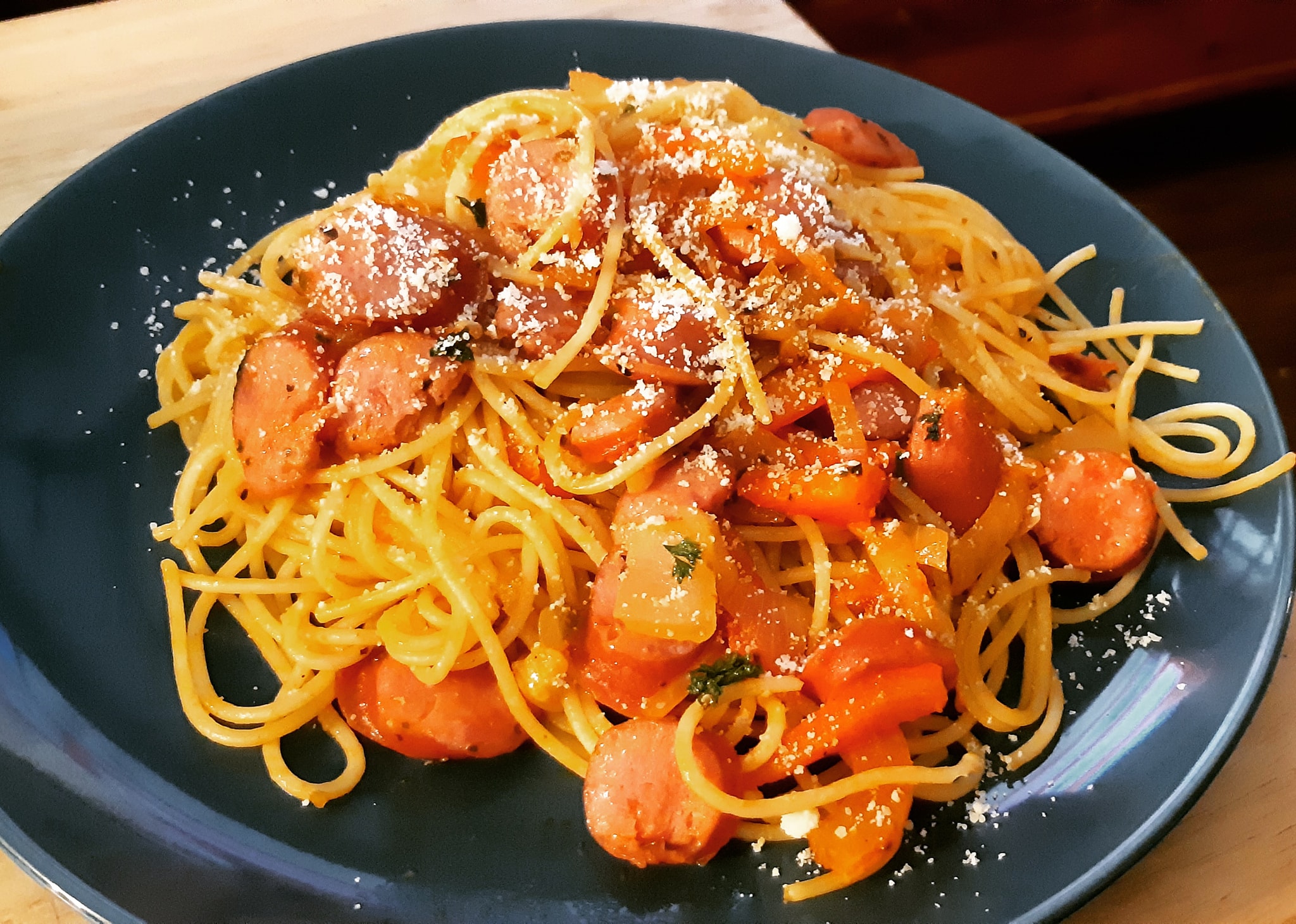 Napolitan Spaghetti on Meatballs Japanese ingredients