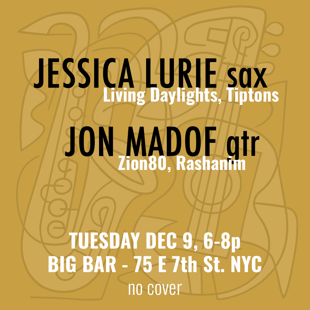 Jon Madof - On Tuesday, December 9 I'll be playing with my... | Facebook