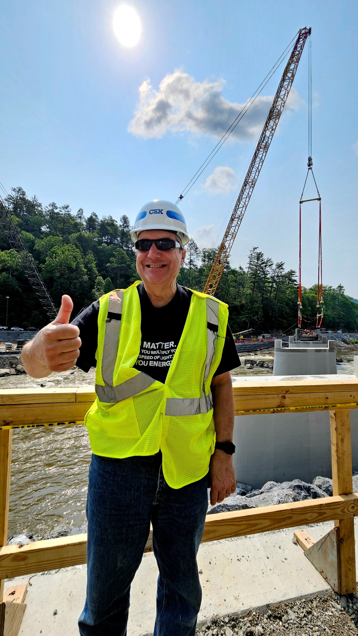 Scott - Shootin with the world's 7th largest crane. (Sorry my mom wasn ...
