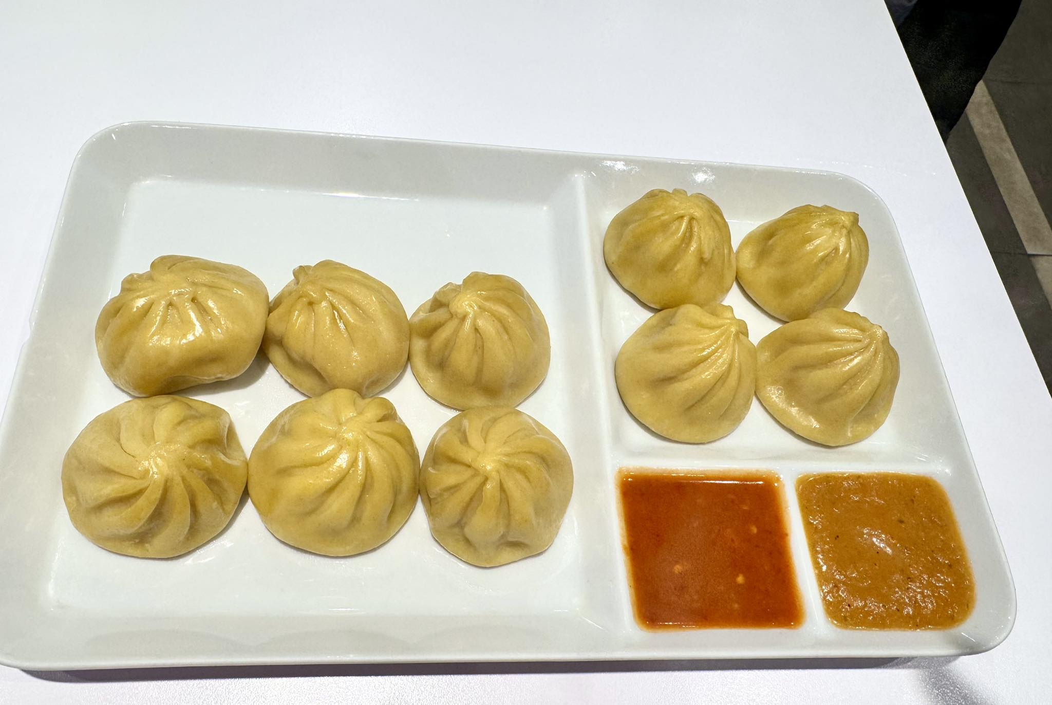 Momos with Debra Larson at Tibet Kitchen