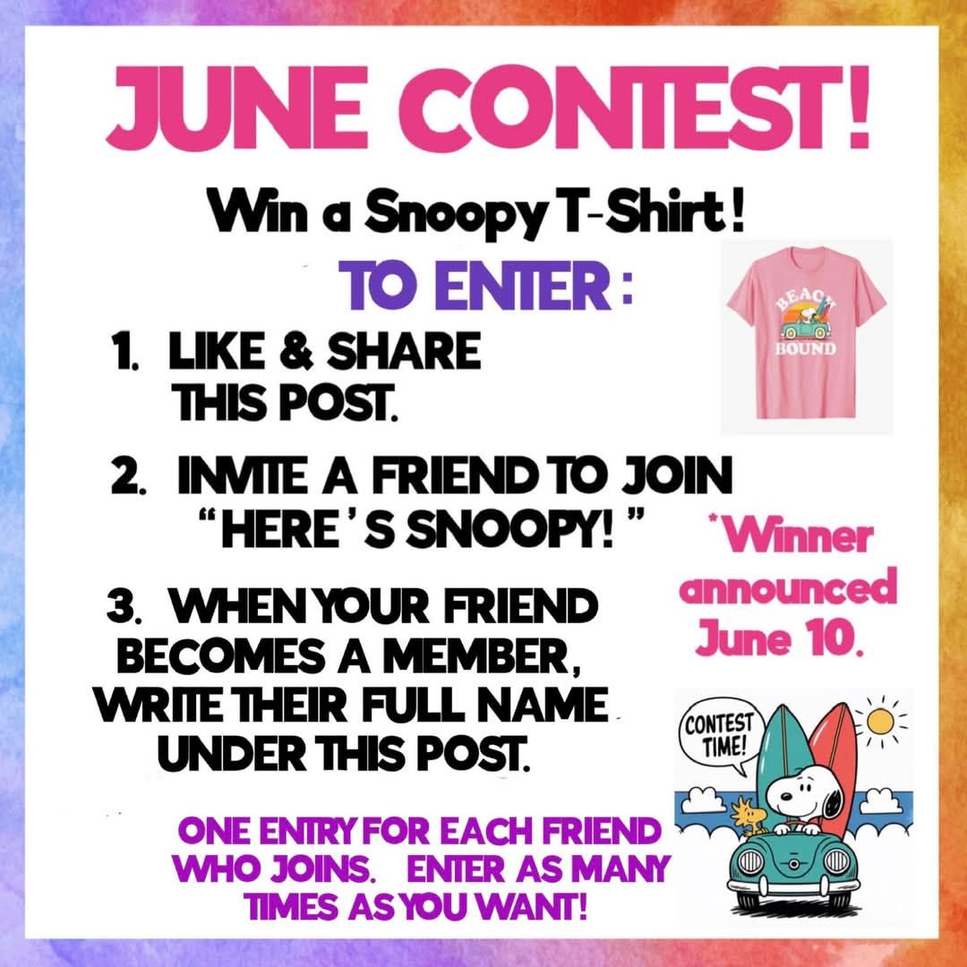 HERE’S SNOOPY! | Link to share with your invited friend: https://www ...