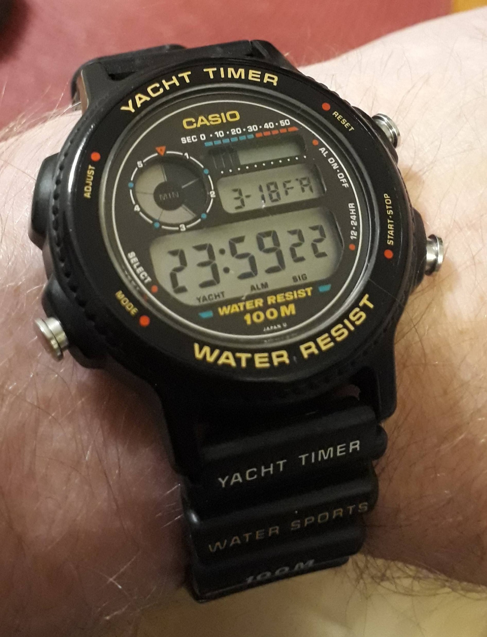 Still amazed by my vintage Casio Yacht Timer