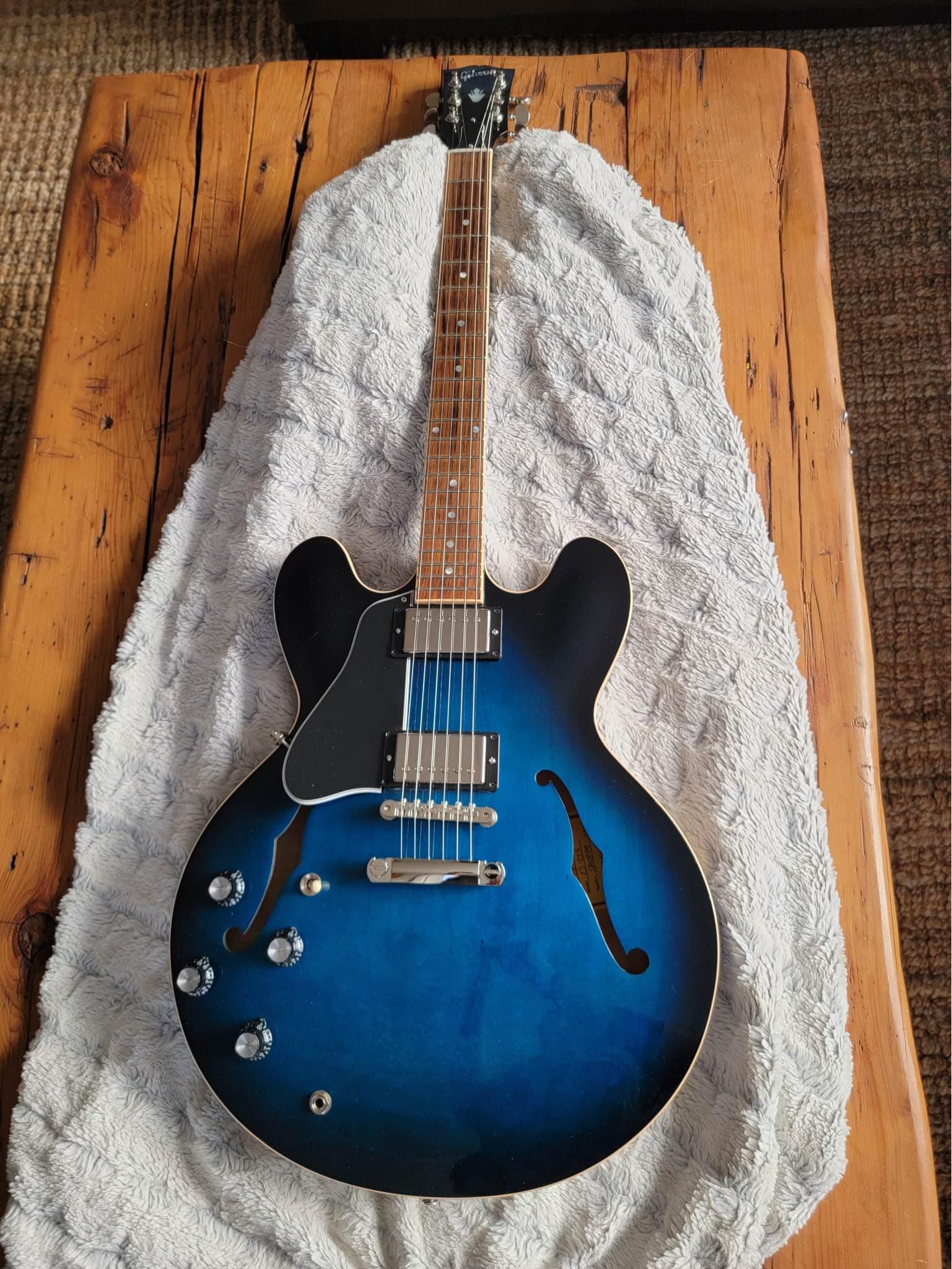 Left handed Gibson es 335, single owner bought from L&M 