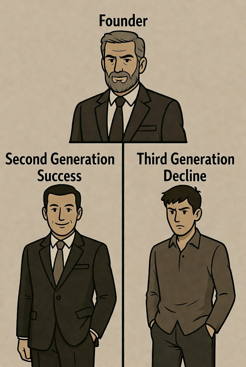 Family business survival rates over generations