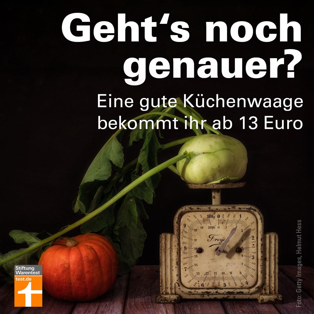 Unsere belgischen Kollegen von Test Achats haben 20 Küchenwaagen getestet. Erfreulich: Keine fiel bei den Prüfungen durch. Die Tester untersuchten unter anderem Präzision, Benutzerfreundlichkeit, Reaktionszeit und Reinigung. Am ausgewogensten fanden