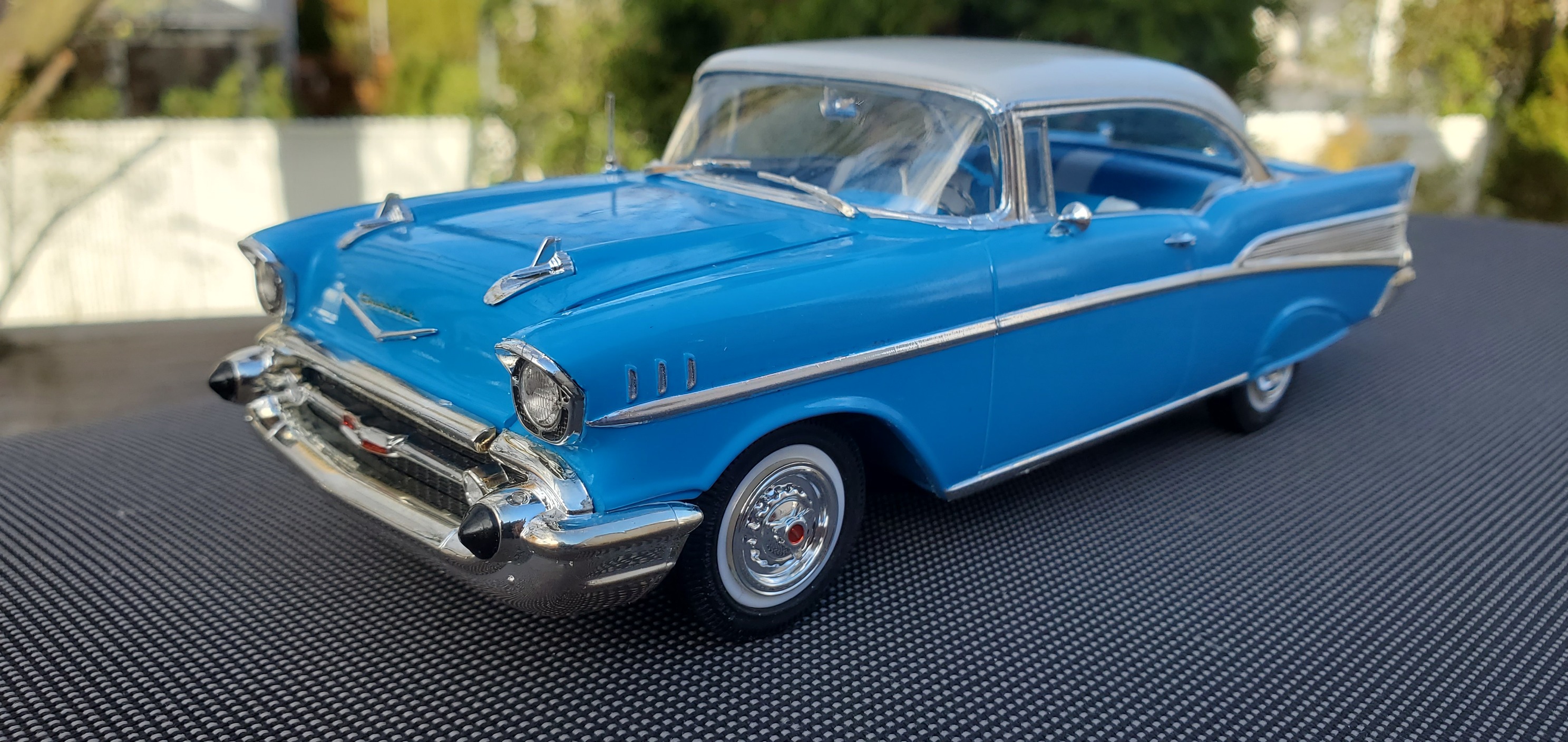自動車 amt 1/16 57 Chevrolet Bel Air Hardtop Detailed AMT 57 Chevy BelAir hardtop coupe model car