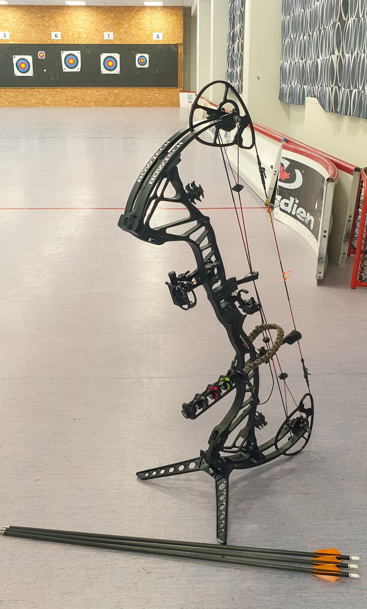 Jeu De Cordes D'arc (Bowstring Set) Pour Arc à Poulies Prime RVX 34 - Orange/Noir - Neuf