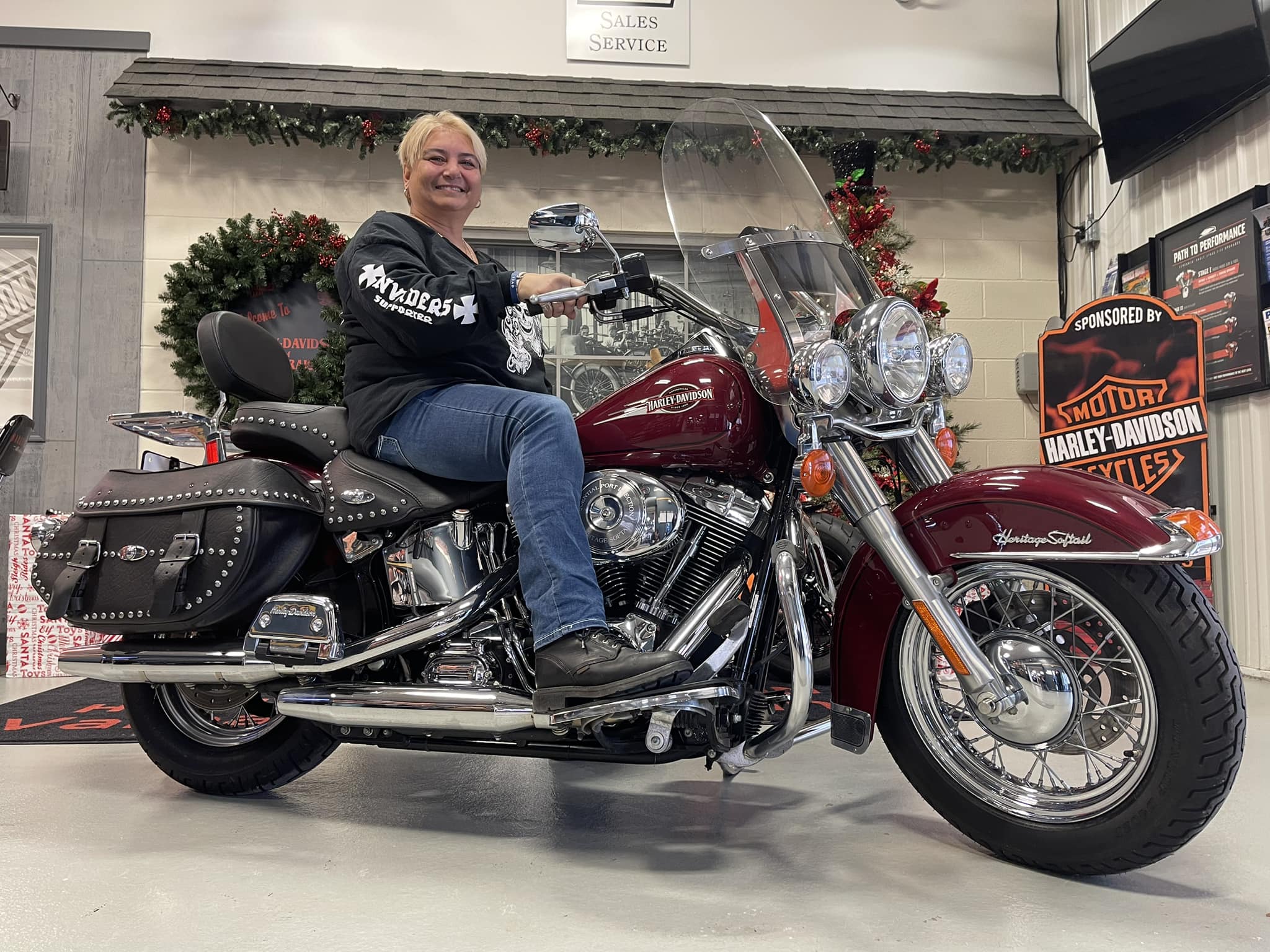 Harley-Davidson - Congrats to Tina on the 2006 Heritage Softail