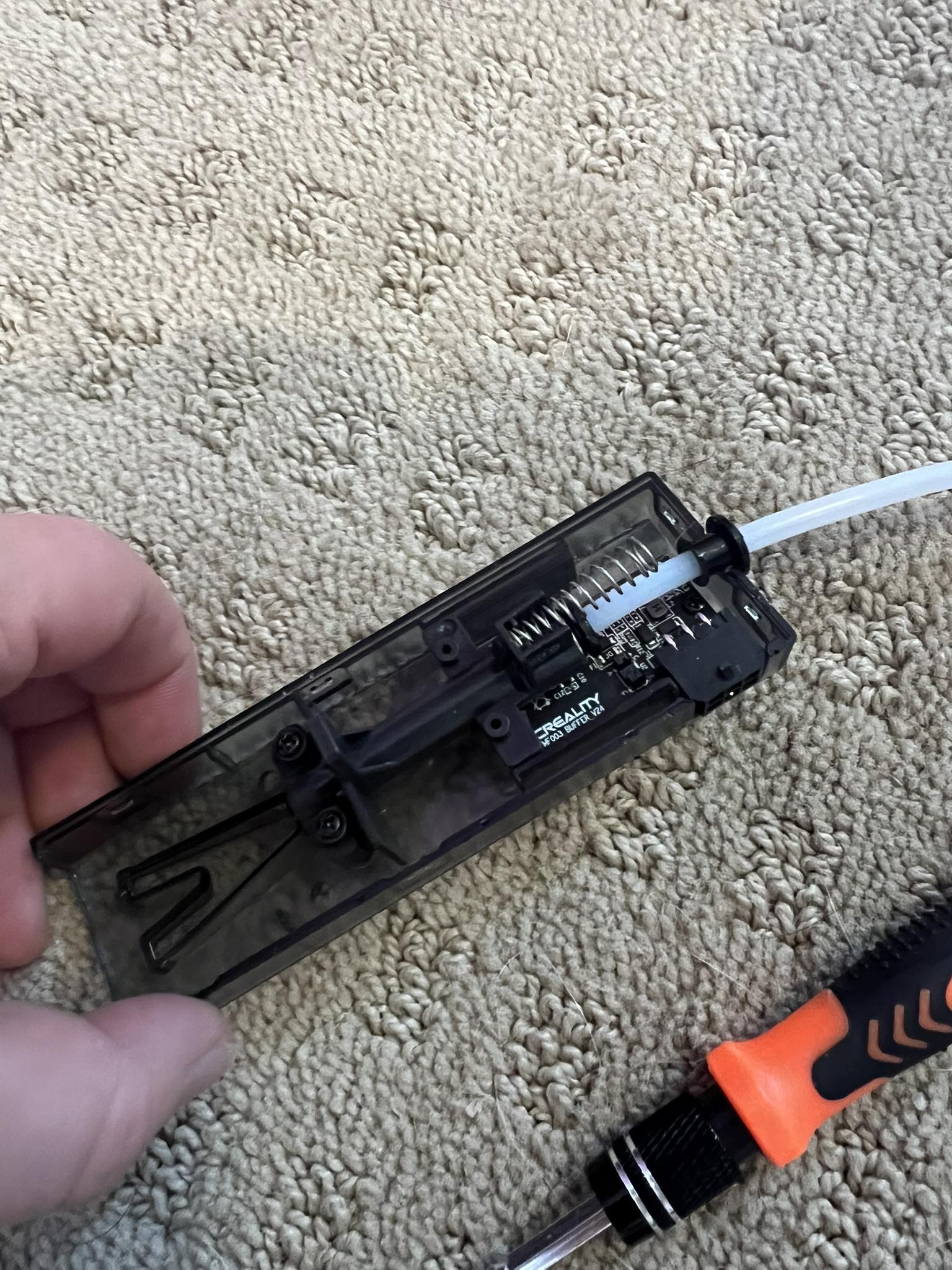 What's causing buffer issues with my Creality K2 box?