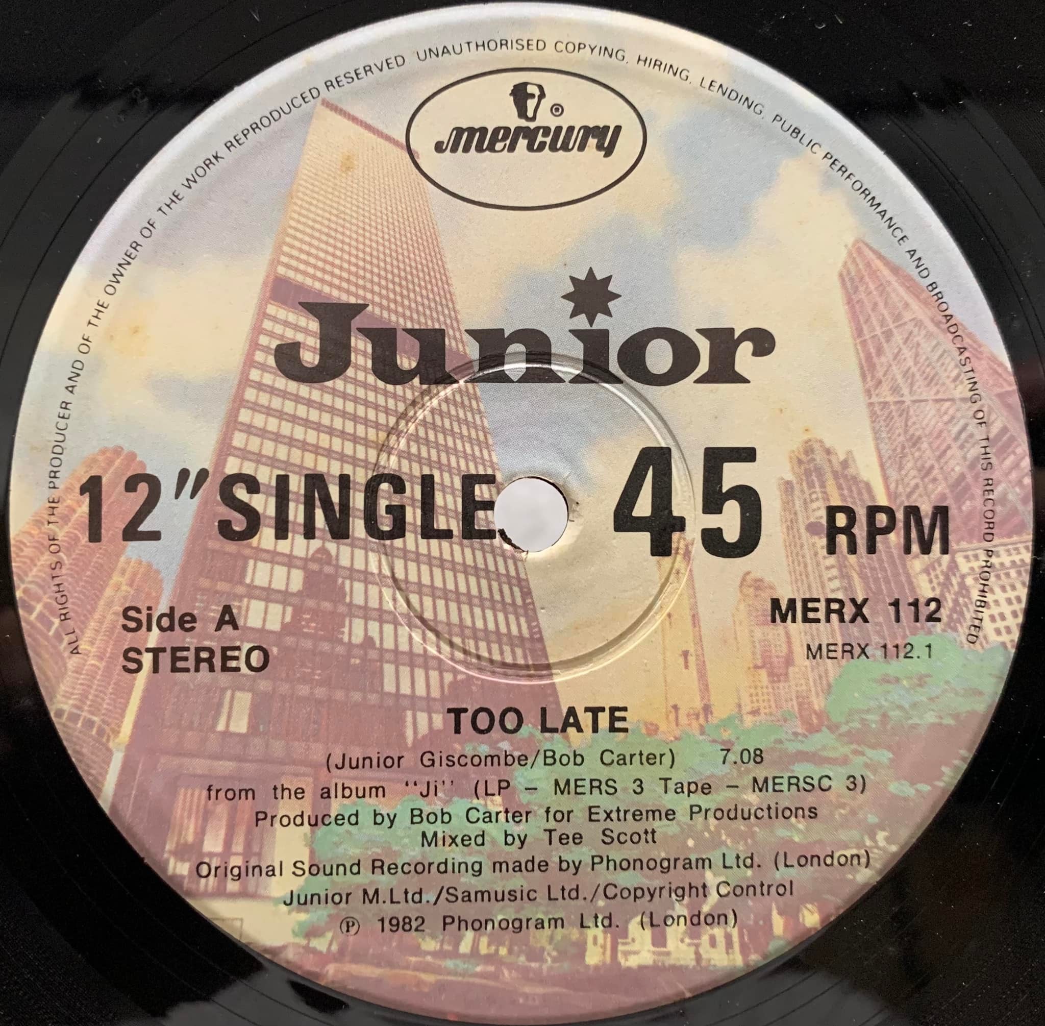Junior Giscombe's hit single Mama Used to Say