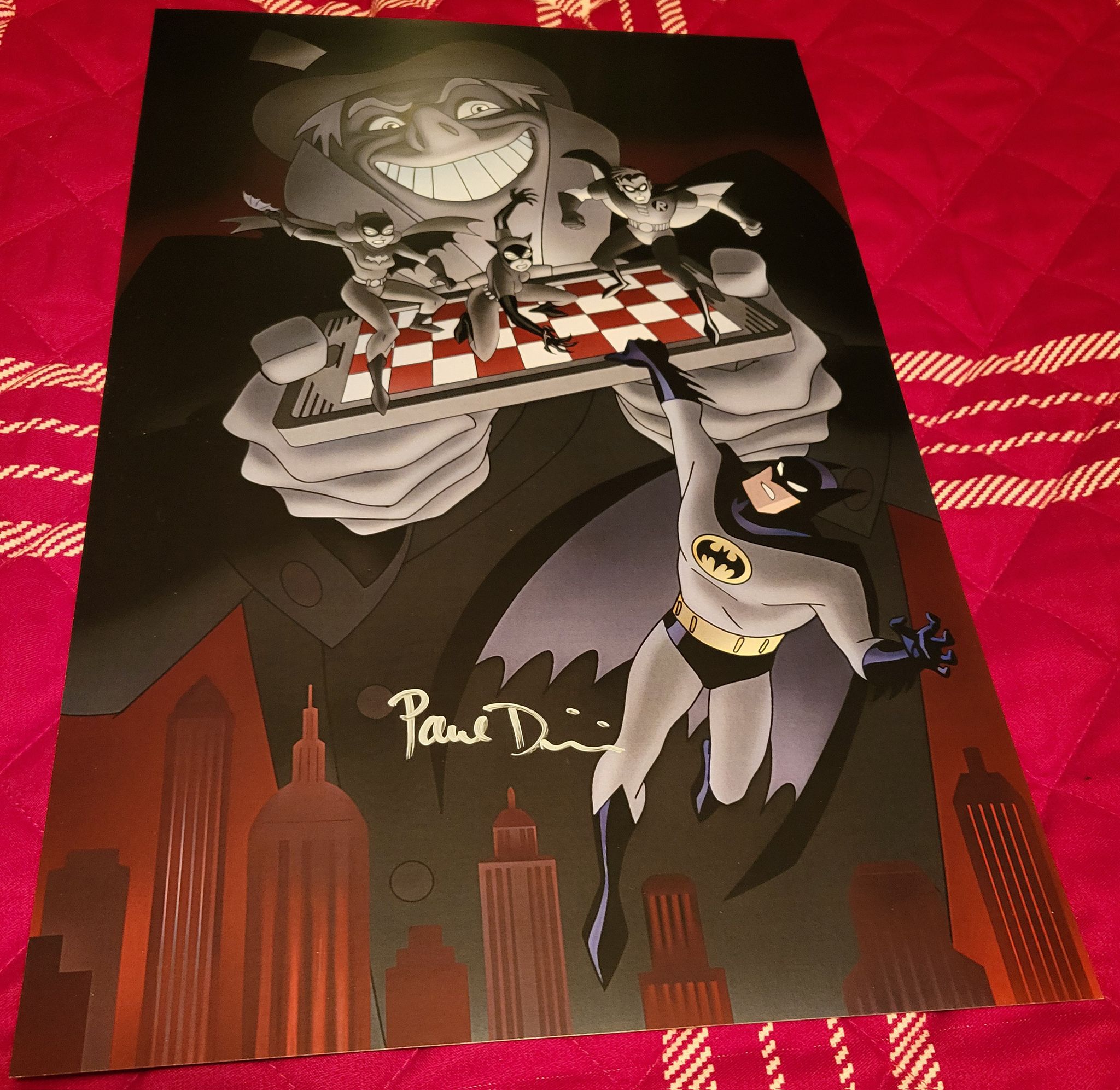 Recently got my copy of Batman: Animated signed by both Chip Kidd 