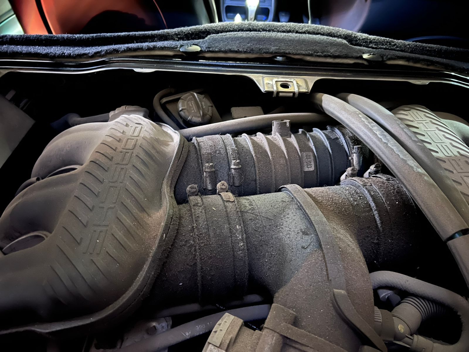 What is the source of the oil leak in my Porsche 986 Boxster engine?
