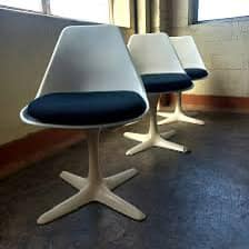 Mid-century classic Burke 115 and 116 chairs in Star Trek