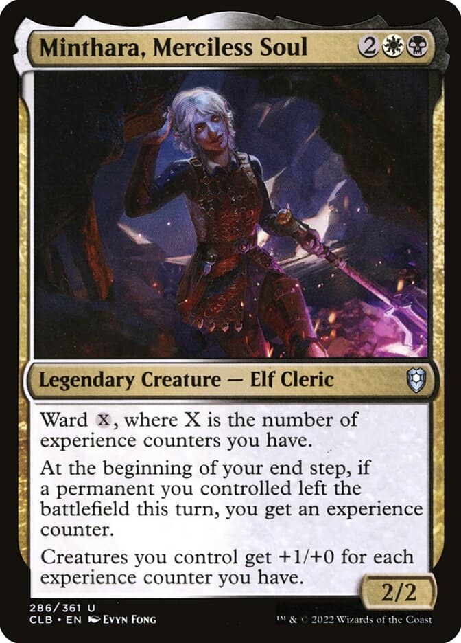 mtg all experience counter cards Meren of Clan Nel Toth Mint / near mint condition trading card Minthara, Merciless Soul | Commander