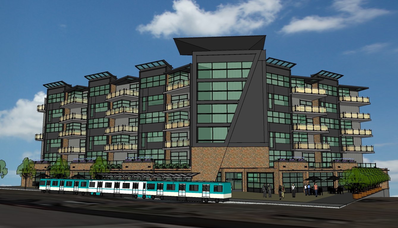 Transit Oriented Apartment Building Design