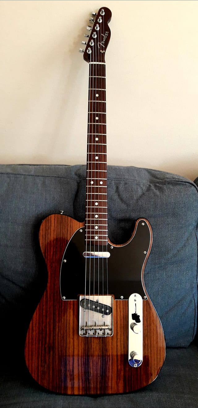 This is my 2012 TL-Rose Rosewood Telecaster Made in Japan.