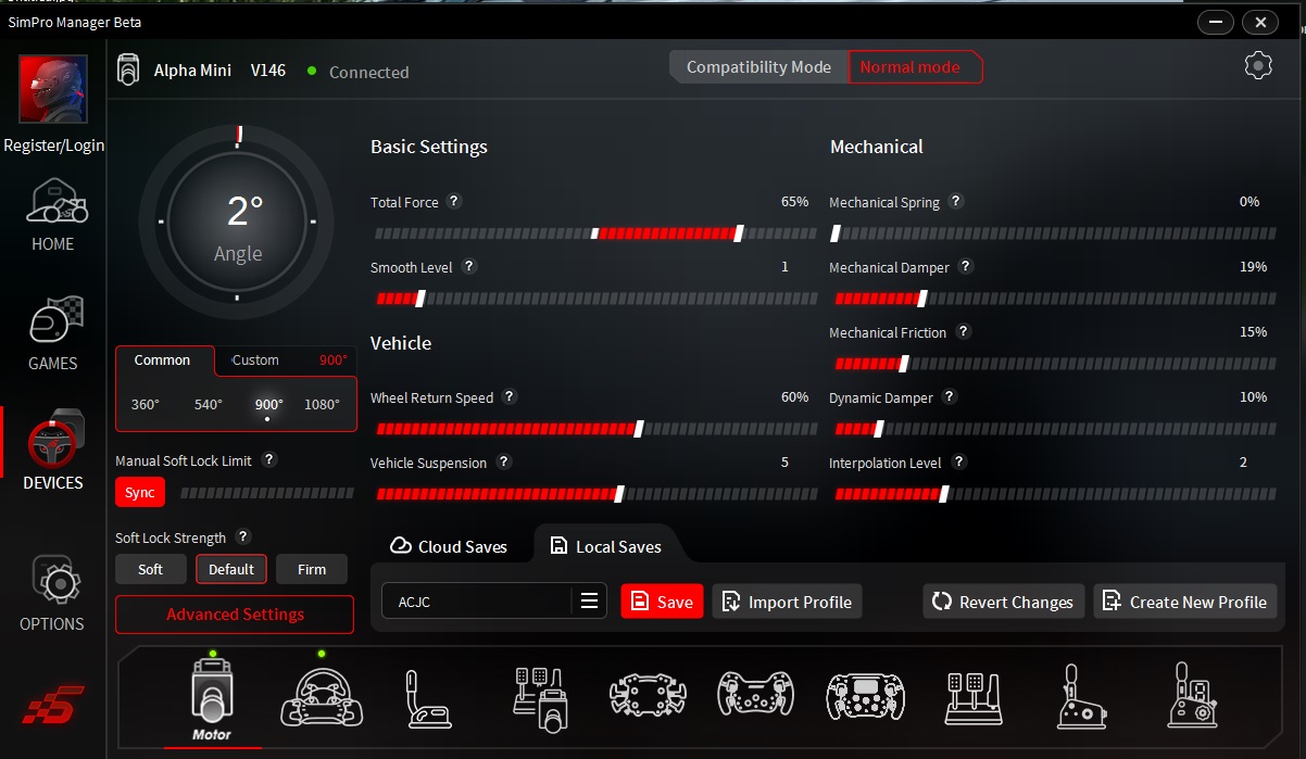 OK Simagic Pro Alpha Mini Gurus What am I doing wrong with my